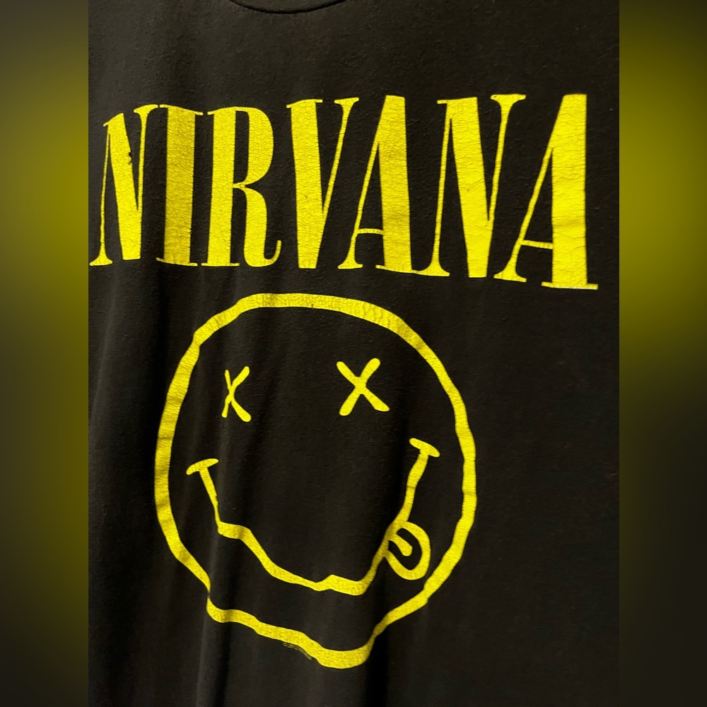 Nirvana T shirt. L size. Preowned